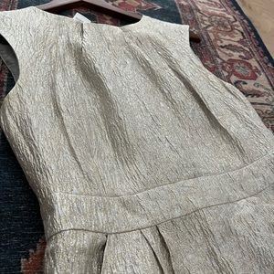 Oscar de la Renta knee-length shimmery dress